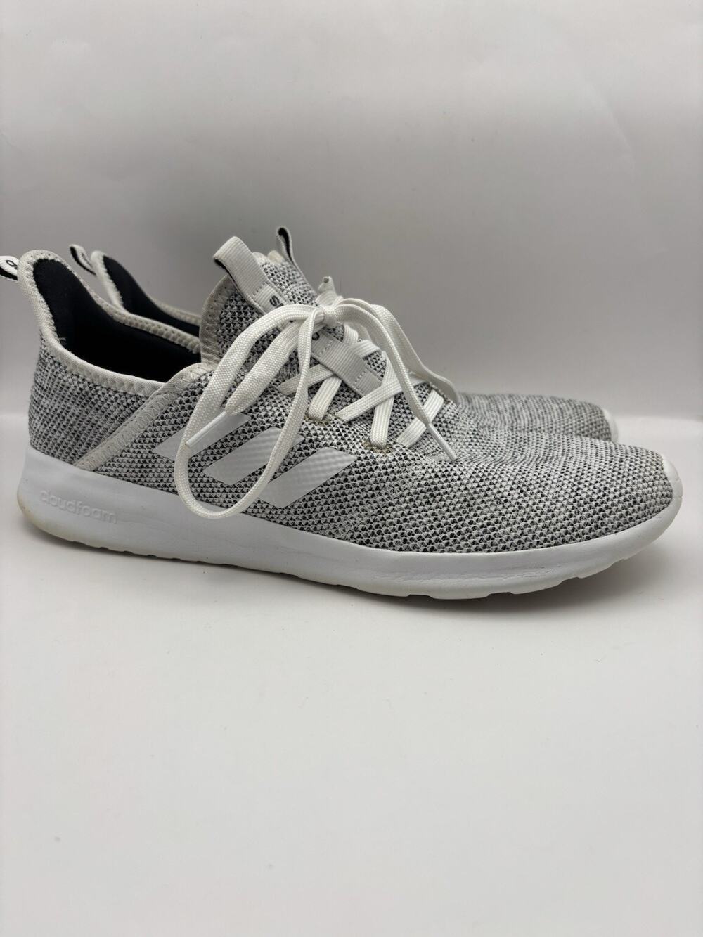 Adidas Cloudfoam Pure Gray Sneakers Women Size 10